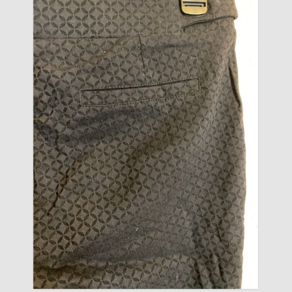 RAFAELLA Black Ladies Comfort Pants Sz 8 circle patterned work dress clothes - Picture 3 of 5